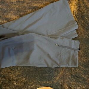 Grey athletic flare pants